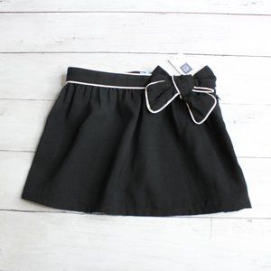 Gap Baby Girl Black White Dressy Skirt Size 12-18 Months Bow